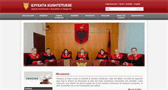 Desktop Screenshot of gjk.gov.al